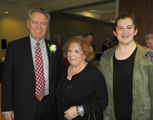 Everyone wanted a photo with the new inductee Ralph Perk Jr.