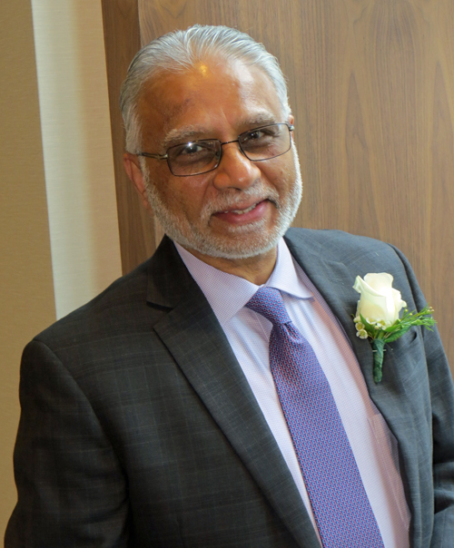Dr. Atul Mehta in the Cleveland International Hall of Fame