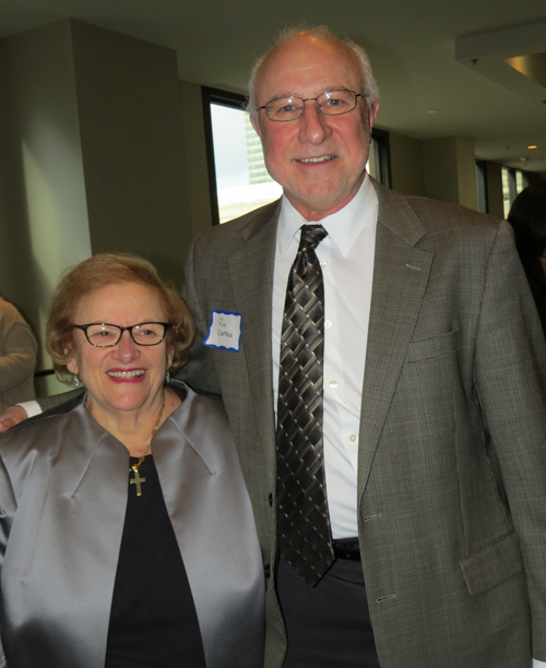 Congresswoman Mary Rose Oakar and Rich Crepage
