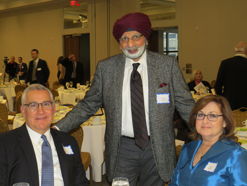 Dr Mehta's friends Ratanjit Sondhe and Richard and Mrs. Buoncore