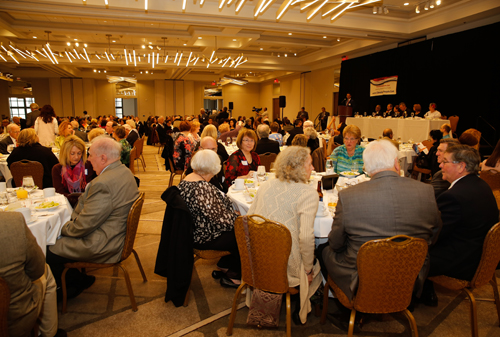 Crowd at 2018 Cleveland International Hall of Fame induction