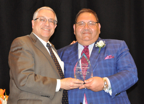 Cuyahoga County Executive Armond Budish inducted Akram Boutros MD, the President and CEO of MetroHealth, the public health system in Cleveland, into the Cleveland International Hall of Fame. 