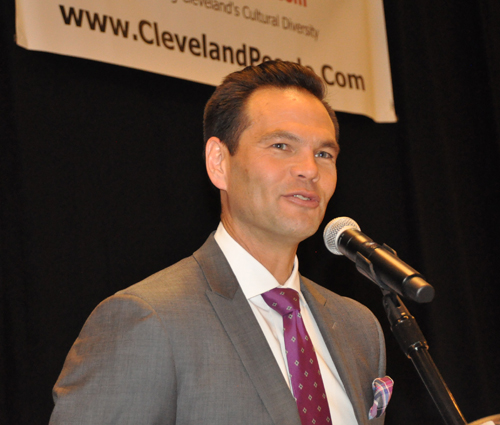 Channel 19 news anchor Chris Tanaka served as MC for the induction of the 2019 class of the Cleveland International Hall of Fame.  