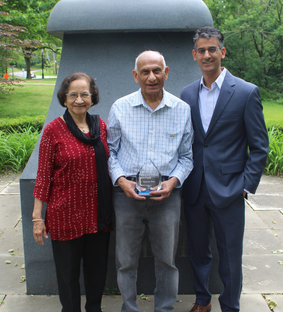 Dr Jaya Shah, Ramesh Shah and son Baiju Shah